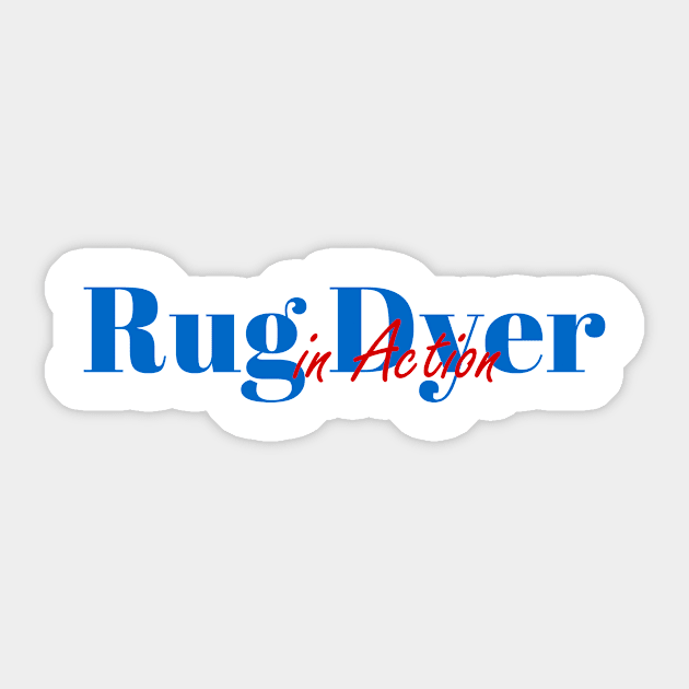 Rug Dyer Job Sticker by ArtDesignDE